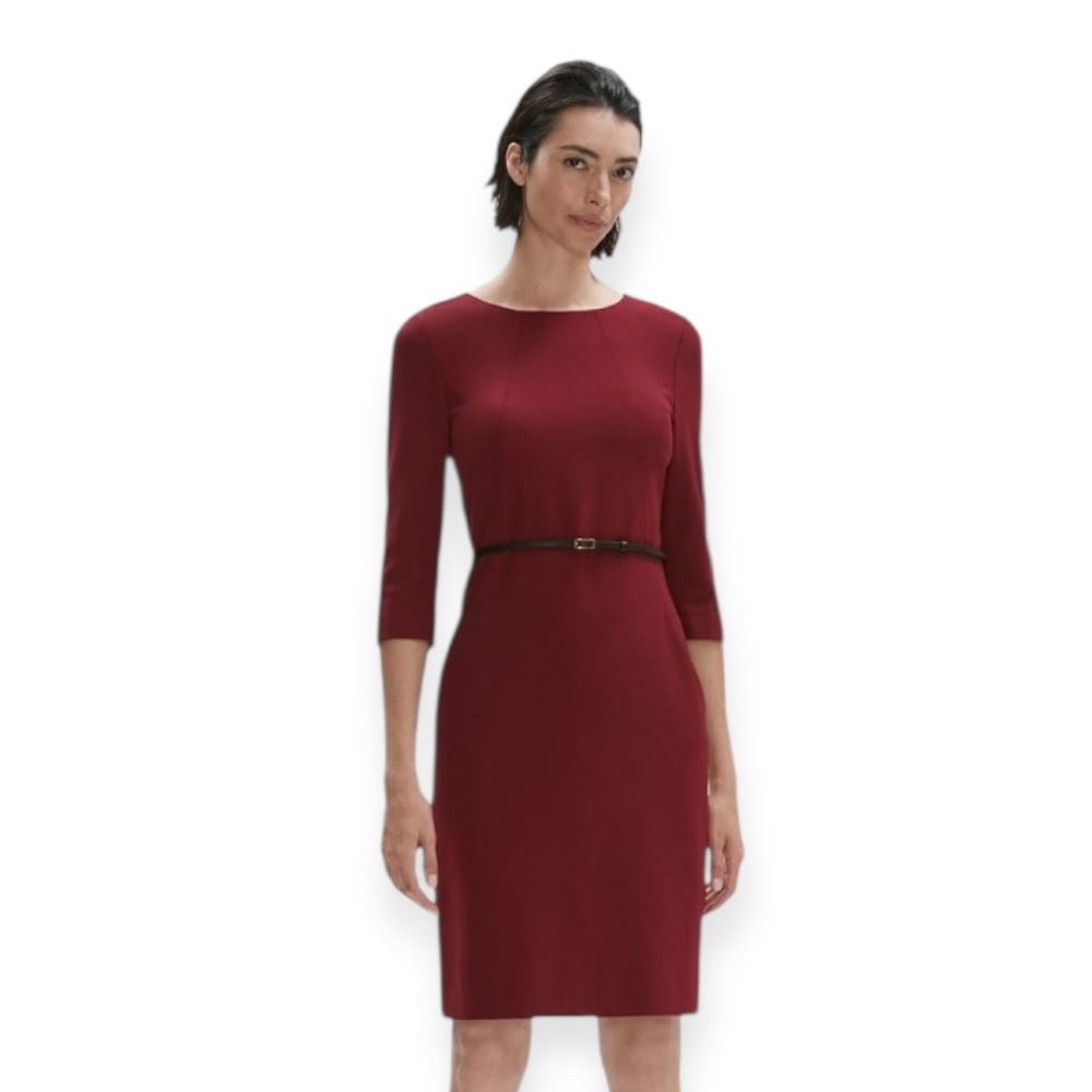 MM Lafleur Etsuko Dress Crimson Red
